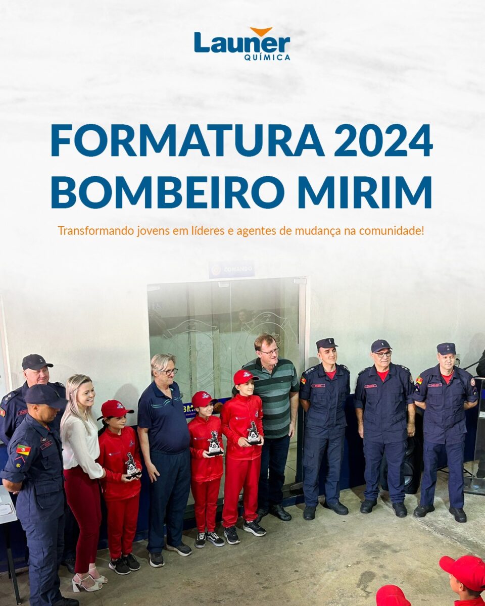 Formatura do Projeto Bombeiro Mirim 2024