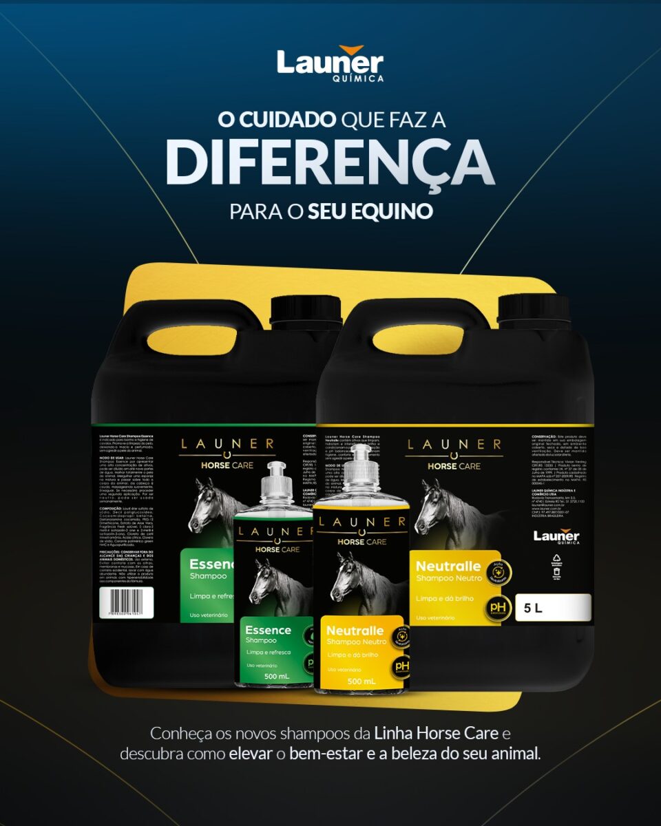 Launer Horse Care: para cuidados especiais com equinos